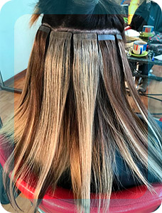 extensiones de pelo natural adhesivas