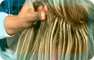 extensiones de pelo natural cosida